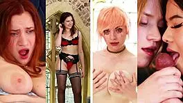 British blonde teases and rides sugar daddy to ecstasy