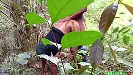 neighbor delivers hot pounding to fat ebony pussy doggystyle