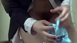 voyeur spies asian teen 18+ outdoor panty masturbation nipples exposed