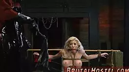 bondage key's big titted blonde cristi ann tied on holiday