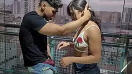 Indian housewife flashes squirting pussy for priest's monster cock cuckold fucking in front of neighbors