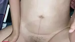 asian teen squirms in ecstasy cumming repeatedly her moans ignite wild desire on bedroom vibrator