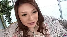 Japanese teen savors first sperm taste in uncensored blowjob casting with vibrator clit orgasm