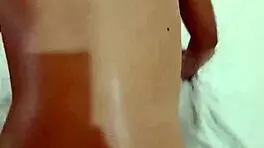 Skinny latina slut with small tits and tight pussy bent over for rough big cock use