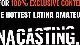 Amateur big ass Latina pounded rough in fake casting deepthroat close-up