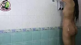 High school student washes her pussy after husband's complaint