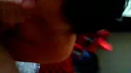 dayzee grabs my cock for another fun deepthroat suck session at home