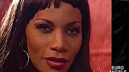 french babes laure sinclair matalana and lisa ann tease with big butts in steamy ebony blonde group play