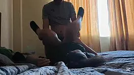 passionate latina neighbor begs for creampie while boyfriend works late