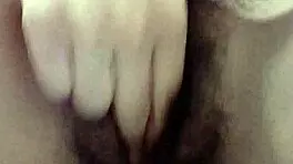 Pendejita rubs her petite pussy desperately