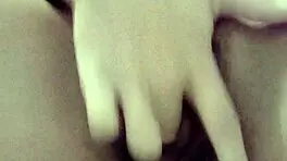 Pendejita rubs her petite pussy desperately