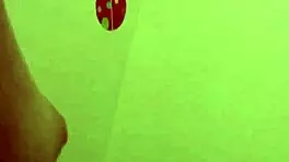 Amelia Rose strokes friend's throbbing cock in amateur POV handjob with small natural tits