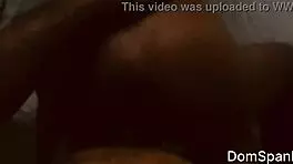 wanna see this sexy ebony beauty bent over doggystyle screaming from hard spanking full vid