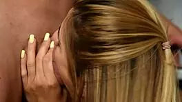 explosive deepthroat cumshots flooding her eager mouth