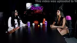 Swingers hubby introduces wife to anal double penetration debut