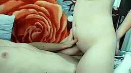 college classmate sneaks in for rough creampie homework fuck