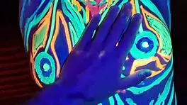 man i fucked that wild slim brunette girl next door under the uv lights she screamed loud