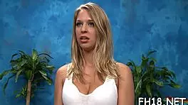 Glamorous 18-Year-Old's Seductive Bedroom Allure