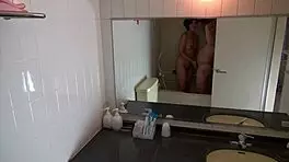 banging japanese babe's hairy pussy missionary creampie blast