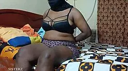 Chubby ebony neighbor bent over wet pussy takes monster bbc doggystyle until massive cumshot on big ass
