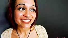 Horny Coeds Keyton and Nica Suck Pussies Cock Then Ride Hard