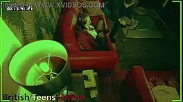 voyeur spies skinny student riding teacher's cock hard