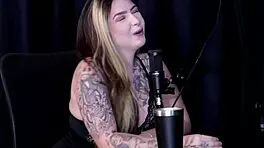 Alice Vasconcelos hottest lingerie moments in sheer red tease