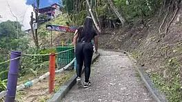 Wanna pound this latina's big ass outdoors right now?