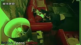 voyeur spies skinny student riding teacher's cock hard