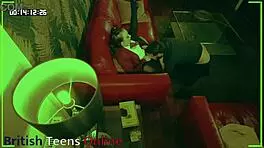 voyeur spies skinny student riding teacher's cock hard