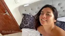 Overwhelmed with Lust for Naughty Neighborhood Brunette