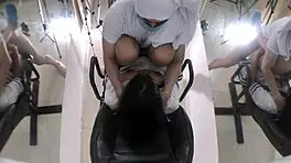 Cute busty college girl's natural tits bounce during hard passionate fuck