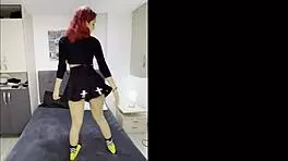 Alt Emo Goth Latina Big Booty Slut Faces Casting Couch Debut