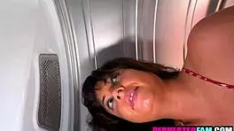 Stuck Latina Stepmom Bent Over Monster Cock Doggystyle Pounding