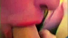 check out this close-up sloppy blowjob from a big tits wife tease