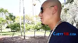 submissive curvy ass wrecked by bottle 😈