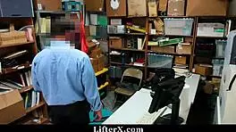 skinny teen caught shoplifting? bent over doggystyle punishment in garage 🚔🍑🔥