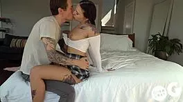 whoa, stella raee's big ass bounces wild orgasming on thick cock rimjob