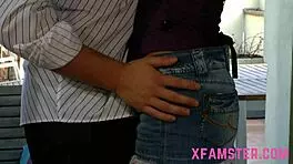 Horny petite amateur craves huge monster cock deepthroat blowjob 😈💦 swallows massive cumshot!