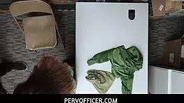 Shoplifter teen dakota rain blows officer to pay her naughty price!