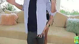 Cassidy Banks huge tits latina cop rough big cock cowgirl titty fuck