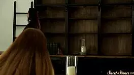 beauty craves sucking that massive throbbing cock!