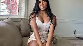 horny latina amateur rides old cock cowgirl doggystyle creampie interracial pounding