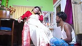 desi mallu bhabi begs for double penetration pounding from two studs full action