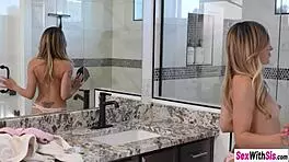 oops, my stepbrother's graduation gift turns into sloppy pov cowgirl ride for aria valencia