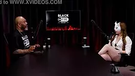 Victoria rubro teases watchers in sheer red swing encounter