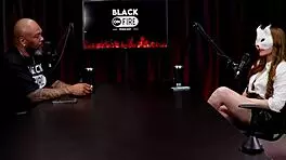 Victoria rubro teases watchers in sheer red swing encounter