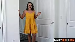 What Happens When Stepmom Catches Stepsiblings In Hot Threesome Fuck?