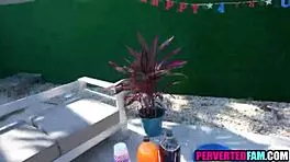 Want my girlfriend and hot MILF pounding in 4th of July threesome?