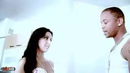 wanna see monica austin take rough black cock deep in kitchen hairy pussy?